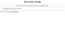 Tablet Screenshot of garbee.net